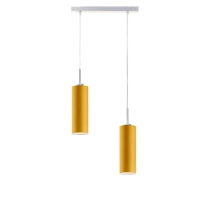 Podwójna lampa wisząca ze stalowym stelażem - EX368-Adox - 18 kolorów