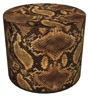 Okrągła pufa z motywem zwierzęcym 3 wzory - Klimer 4X