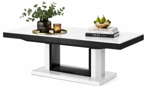 Biały rozkładany ławostół- Fandon 2X