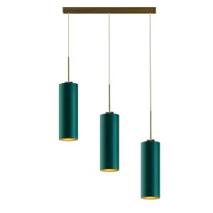 Lampa wisząca LED nad stół na złotym stelażu - EX394-Riwas - 5 kolorów