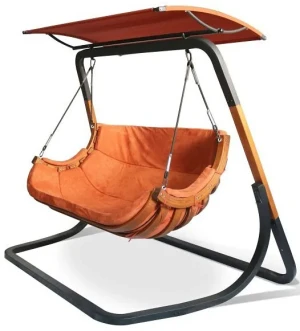 Dwuosobowy fotel ogrodowy z daszkiem - Oreso 5X