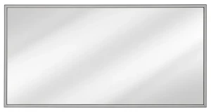 Podwieszane prostokątne lustro łazienkowe - Emilis 2S