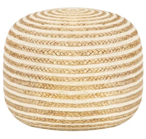 Okrągła pufa siedzisko i podnóżek - Opola 2X