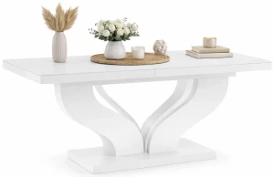 Rozkładany stół biały połysk - Victoria