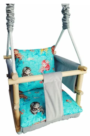 Dziecięca huśtawka welwetowa 6 wzorów - Nelda