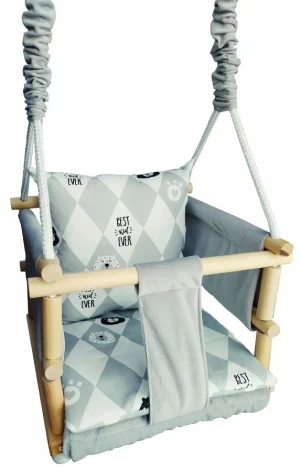 Welwetowa huśtawka 3w1 dla dziecka 6 wzorów - Sidal