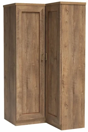 Szafa narożna dąb lefkas 190 cm - Lorines