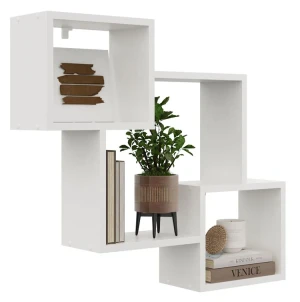 Biała skandynawska półka wisząca - Minis