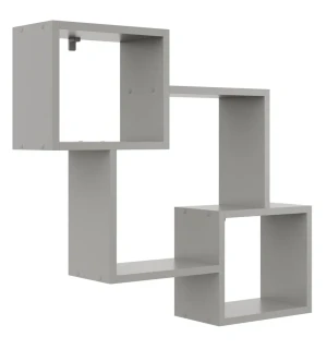 Szara skandynawska półka wisząca - Minis