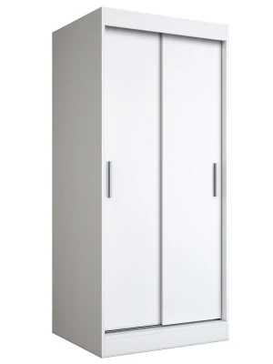 Biała szafa przesuwna - Erco 2X