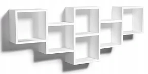 Biała nowoczesna półka ścienna - Corsaro