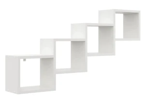 Biała wisząca półka w stylu skandynawskim - Megi