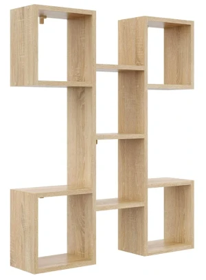 Skandynawska półka wisząca dąb sonoma - Mirego