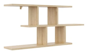 Minimalistyczna półka skandynawska dąb sonoma - Sonelo