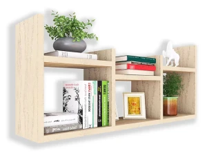 Skandynawska wisząca półka ścienna dąb sonoma - Iwez