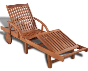 Drewniany leżak ogrodowy - Eadon