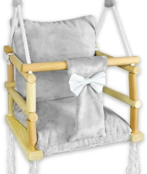 Szara rosnąca huśtawka dziecięca- Herfa