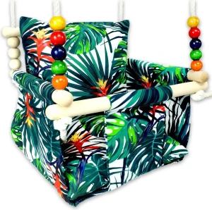 Drewniana huśtawka dla dzieci palmy - Clara