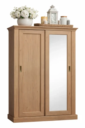 Szafa przesuwna w odcieniu kraft złoty  - Metro 2X