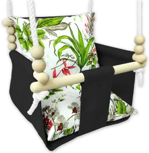 Wodoodporna huśtawka kubełkowa dla dzieci liście - Rivers