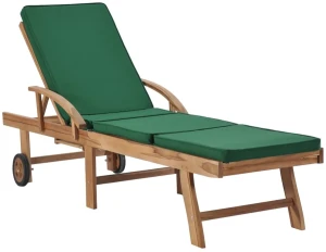 Zielony leżak ogrodowy - Uwer