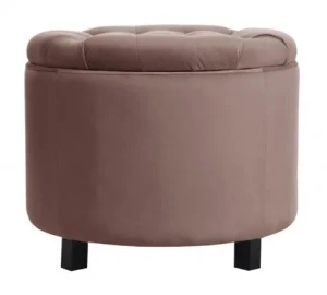 Pikowany podnóżek do salonu - Barona 68 kolorów