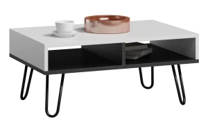 Biała ława do salonu - Deti