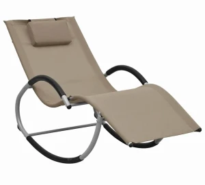 Brązowoszary leżak ogrodowy - Robzen