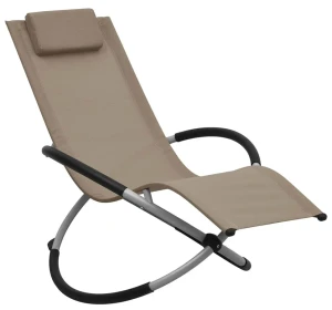 Dziecięcy leżak do nowoczesnego ogrodu taupe - Efred