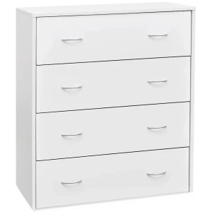 Biała minimalistyczna komoda mat - Rilasso