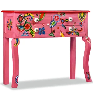 Różowa konsola z szufladami - Fosi