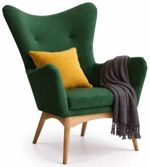 Skandynawski fotel tapicerowany - Dubio 38 kolorów