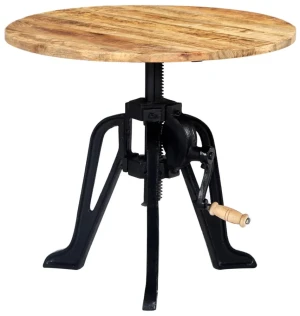 Regulowany stolik kawowy z drewna - Abio