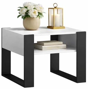 Biało-czarna skandynawska ława kawowa - Martela