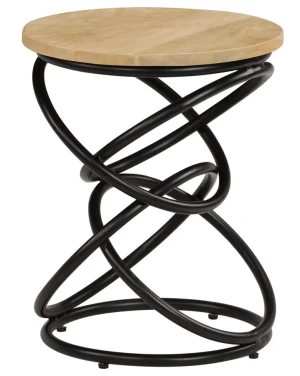 Stolik kawowy modernistyczny z drewna mango - Demis 2X