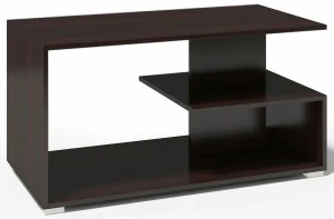 Nowoczesna prostokątna ława wenge - Namza