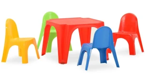 Kolorowy stolik z krzesłami dla dzieci - Corso