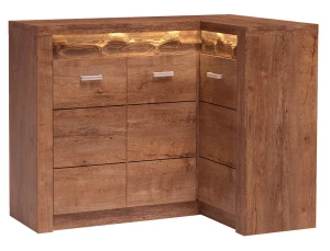 Komoda narożna jesion jasny - Filin 15X