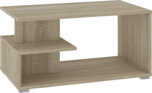 Ława prostokątna z półką dąb sonoma - Wioina