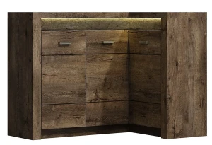 Komoda narożna jesion ciemny - Filin 15X