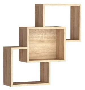 Półka ścienna dąb sonoma - Rectano 23X