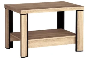 Stolik kawowy z półką dąb sonoma - Rectano 16X