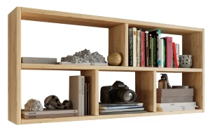 Nowoczesna półka nad telewizor dąb sonoma - Gerva