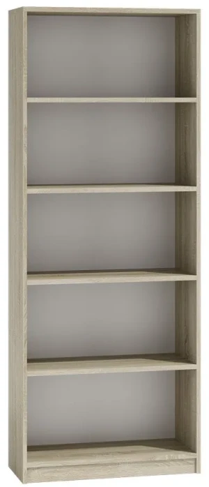 Skandynawski regał na książki dąb sonoma - Fawios 3X