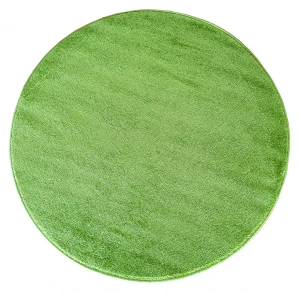 Zielony nowoczesny dywan koło - Yoko 3X