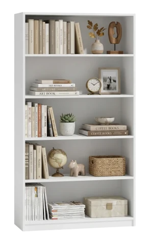 Biały regał z półkami - Fawios 4X