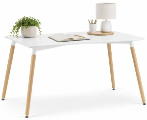 Skandynawski stół do jadalni z drewnianymi nogami - Aliew