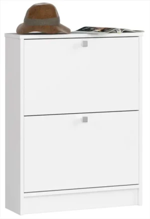 Biała szafka na buty - Abetti