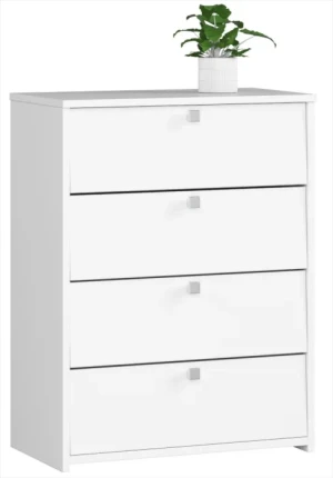 Biała szafka na buty - Serna