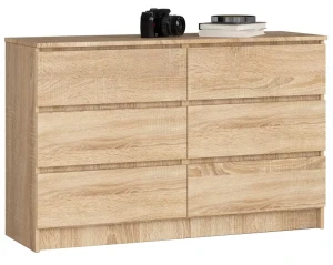 Skandynawska komoda do salonu dąb sonoma - Wiki 3X